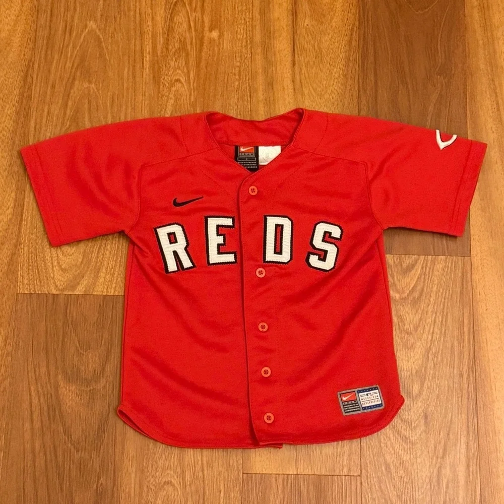 Vintage 90s Youth Nike Cincinnati Reds MLB Jersey Size 4